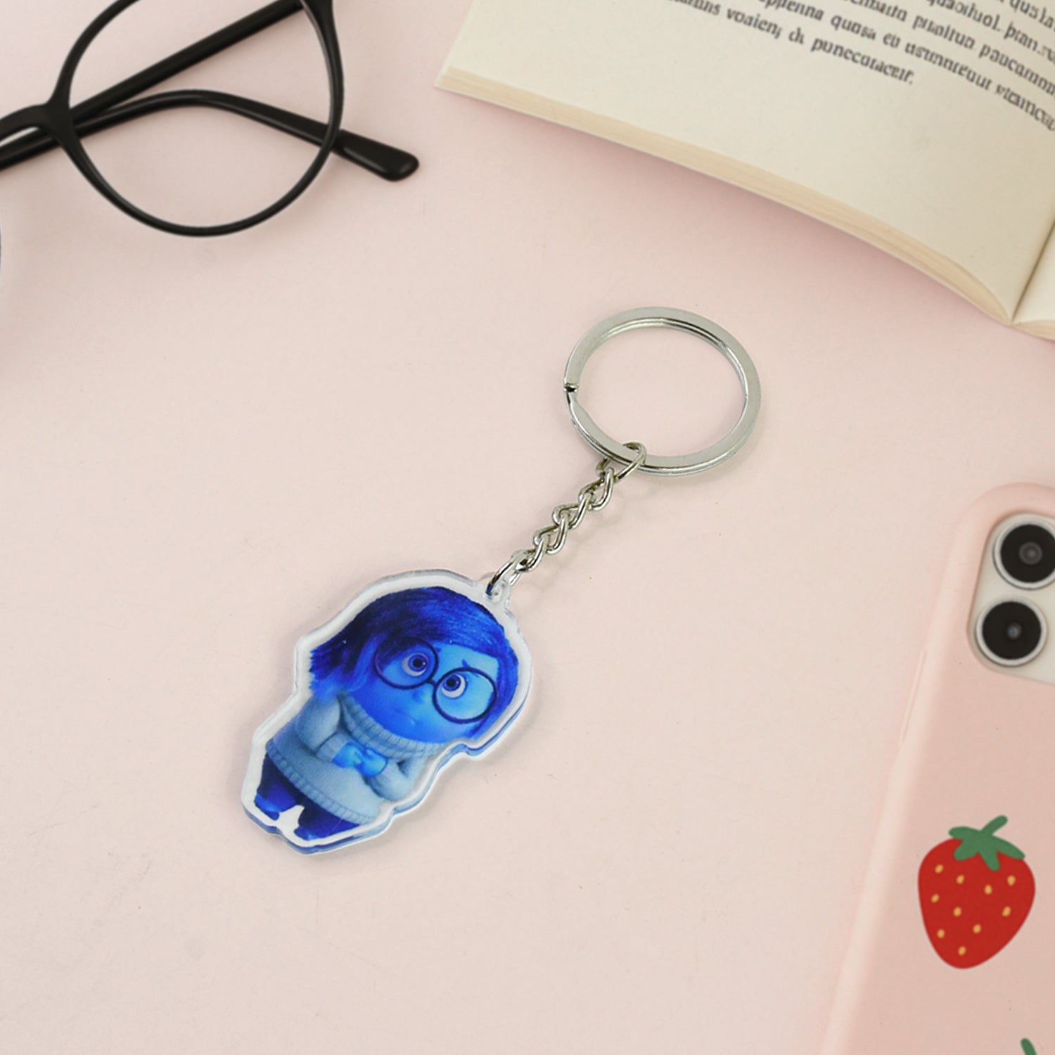 Cartoon Character-themed Acrylic Keychain (1 Pc) Cartoon Character-themed Acrylic Keychain (1 Pc)
